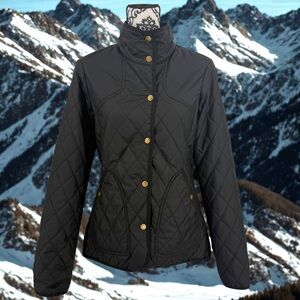 Eddie Bauer Black Quilted Puffer Jacket